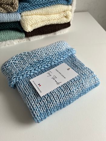 Cocon de naissance bleu azur