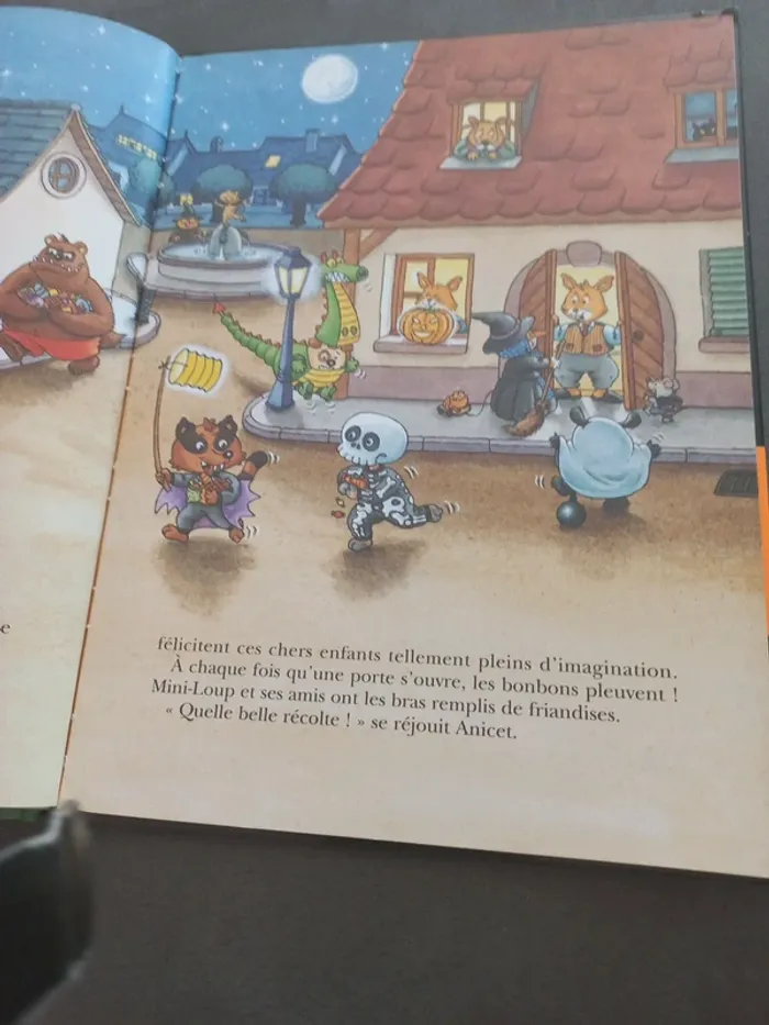 Livre mini loup fête halloween - photo numéro 6
