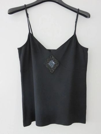 Débardeur noir perles Esprit taille L