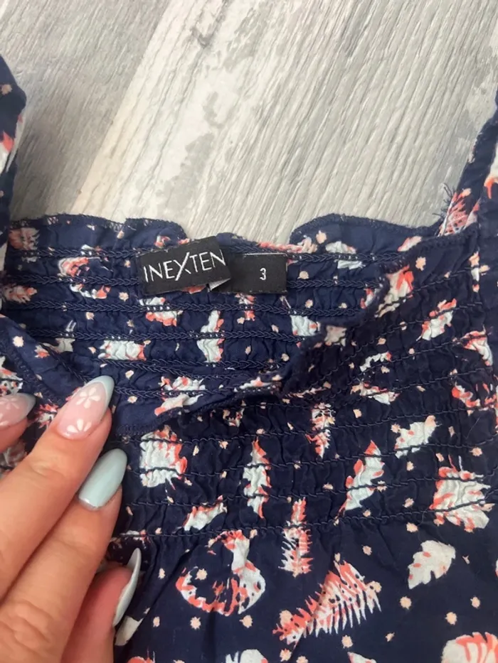 Tee shirt motif feuille 3 ans petite fille - photo numéro 2