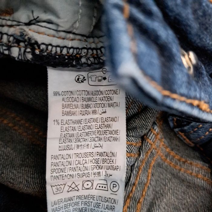 Jeans Kiabi - 10 ans taille 138-143cm - coton - bouton à pression - eco conception - photo numéro 6