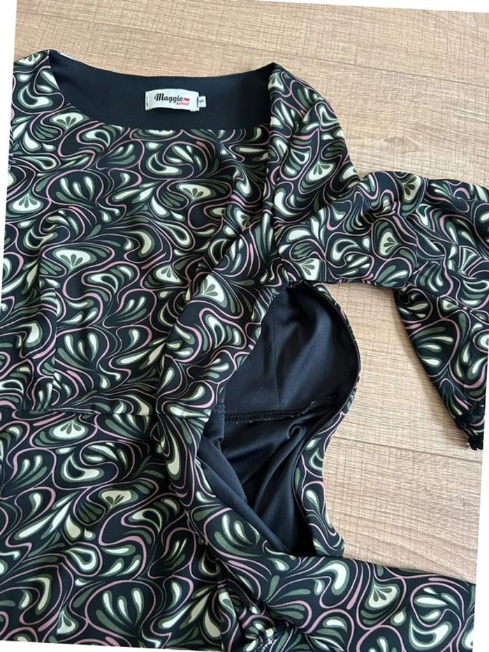 Robe imprimée multicolore Maggie Sweet taille S jamais portée - photo numéro 16