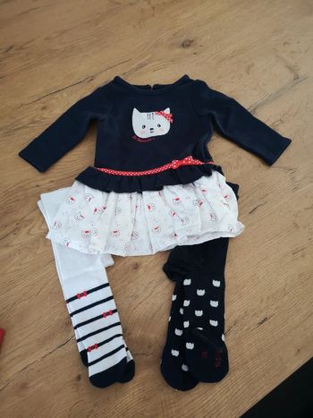 Ensemble robe chat orchestra 3 mois