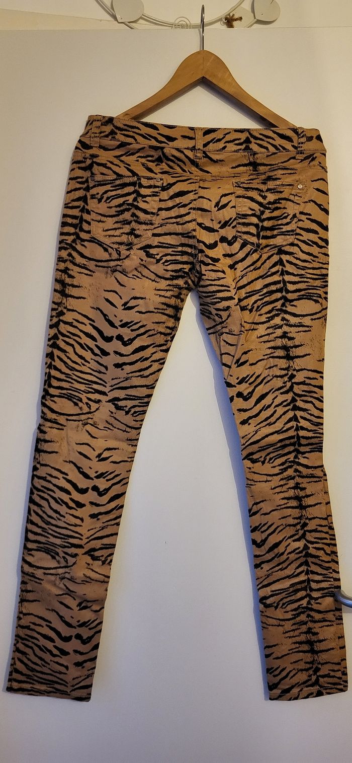 Jean imprimé tigre - photo numéro 5
