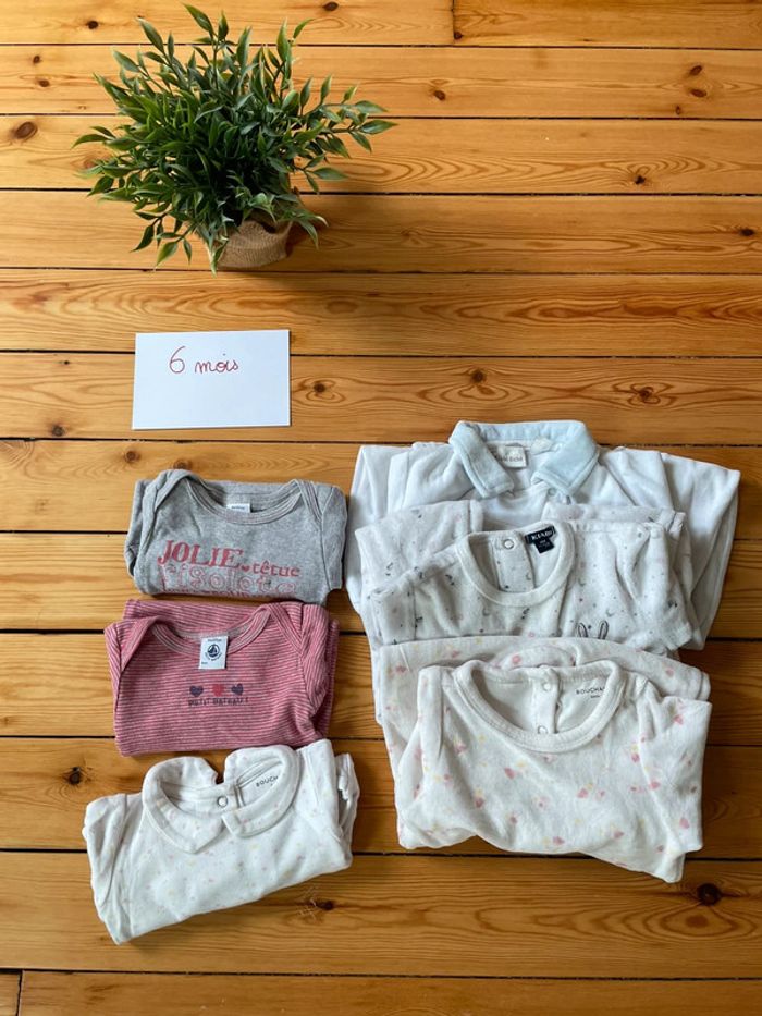 Lot de vêtements filles 6 mois - photo numéro 4