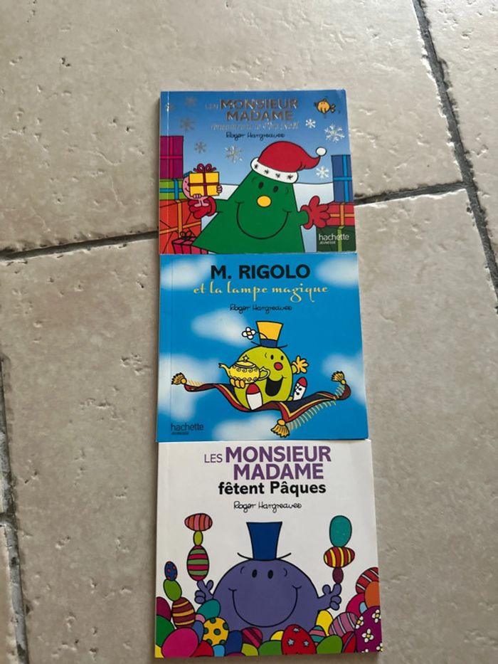 Lot 3 livres Mr et  Madame