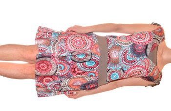 jolie robe d'été colorée à motif hippie taille XL