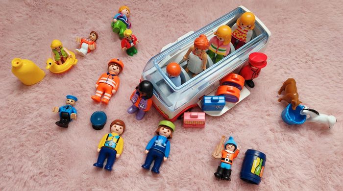 Lot Playmobil Autocar de voyage