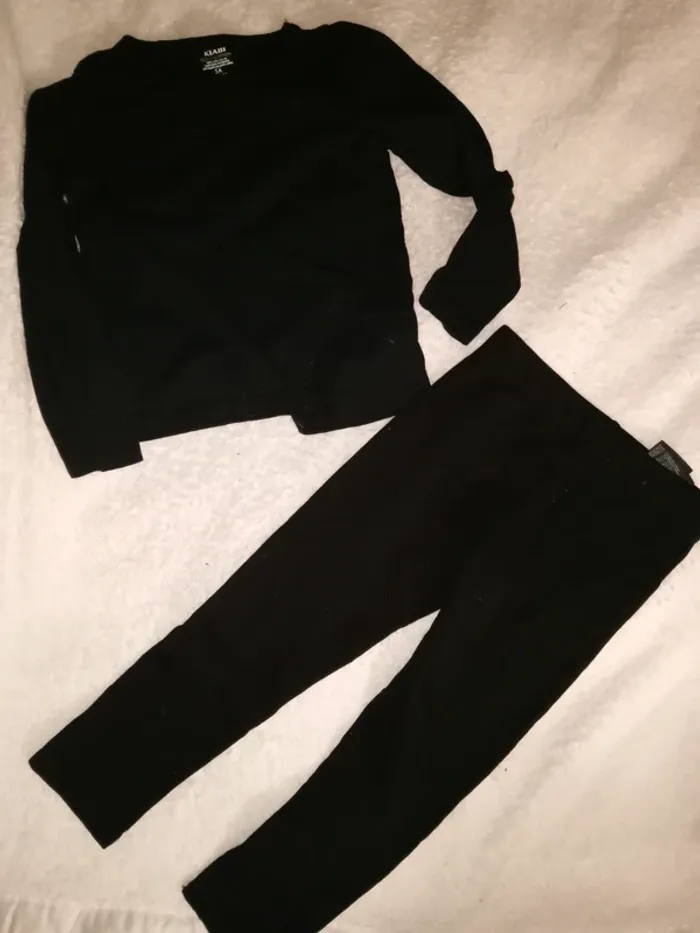 Ensemble noir fille 5 ans
