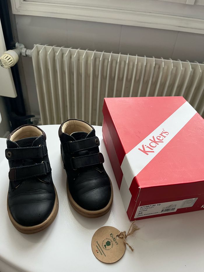 Chaussures en cuir enfant Kickers T 25 - photo numéro 5