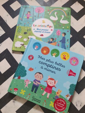 Lot livre sonore et cherche et trouve - Larousse +