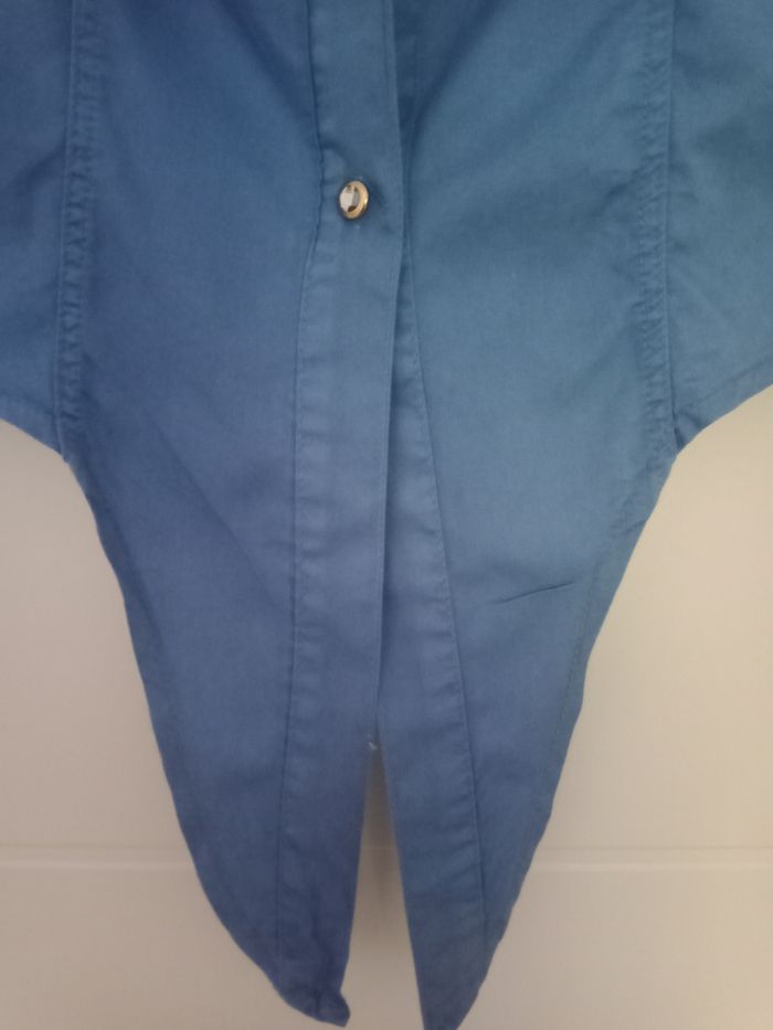 Chemise coton bleu Onado jeans - photo numéro 5