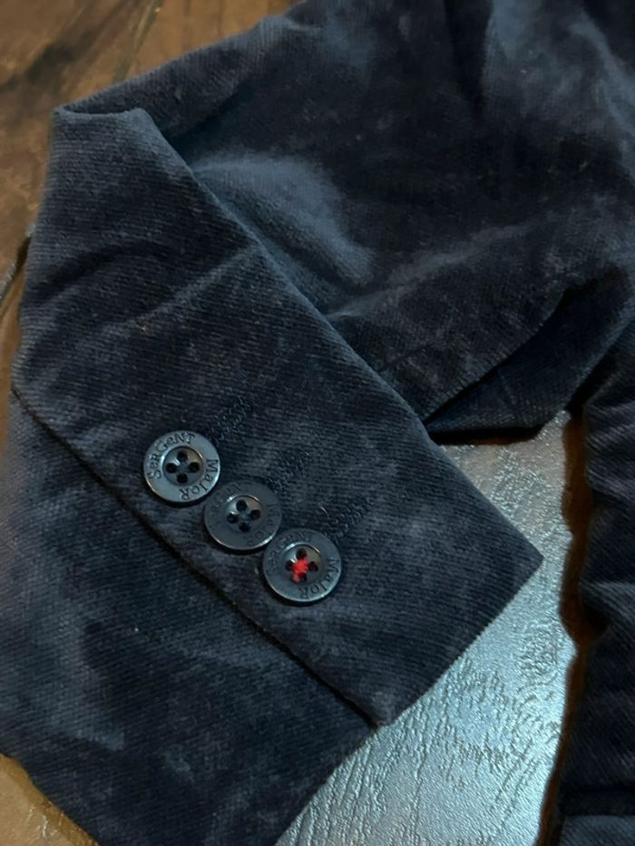 Veste blazer en velours anthracite Sergent Major 4ans - photo numéro 5
