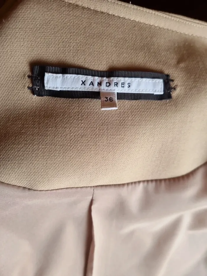 Veste 3/4 beige Xandres neuf - photo numéro 7