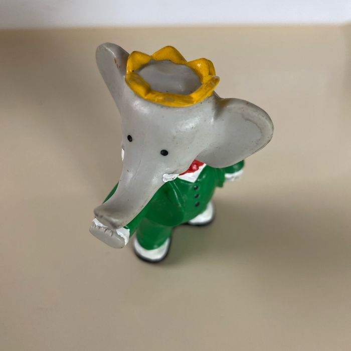 Figurine vintage de babar 6 cm 1990 - photo numéro 3