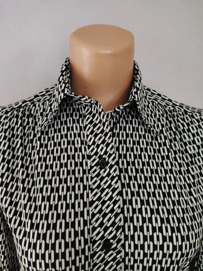 Chemise originale vintage motif chaîne - photo numéro 4
