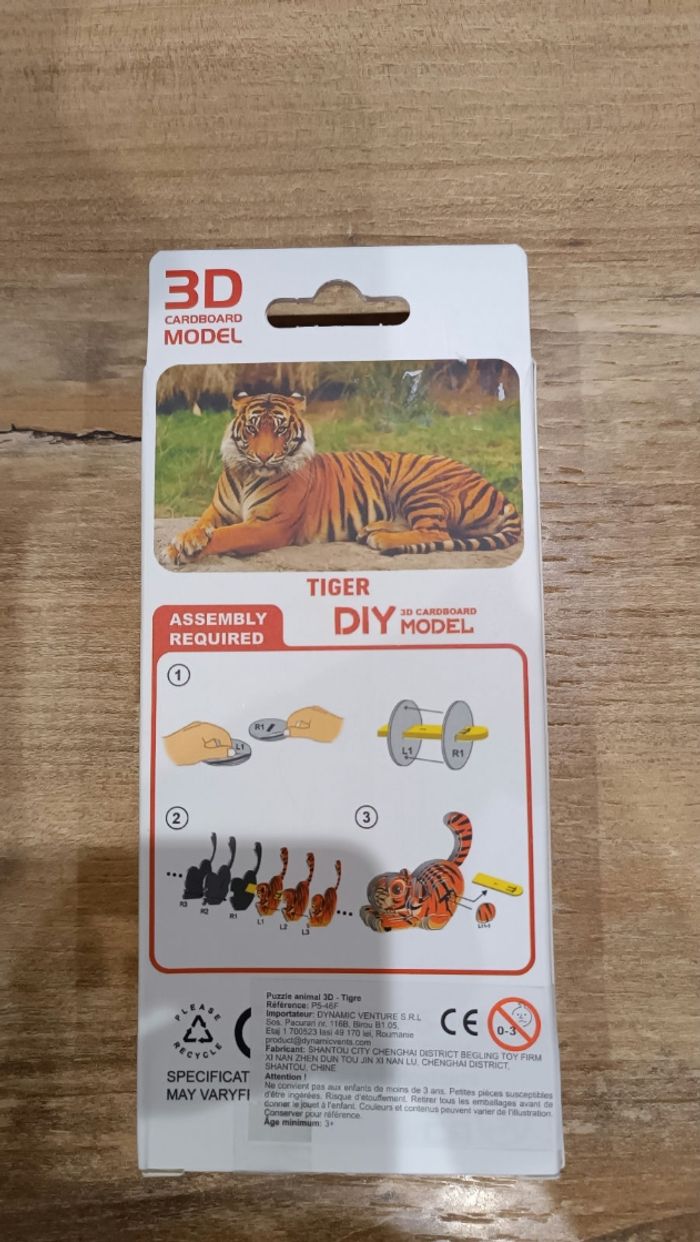 Puzzle 3D en carton - photo numéro 2