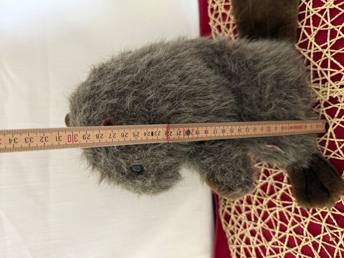 peluche marmotte castor  marionnette handman 1980-2009 - photo numéro 6