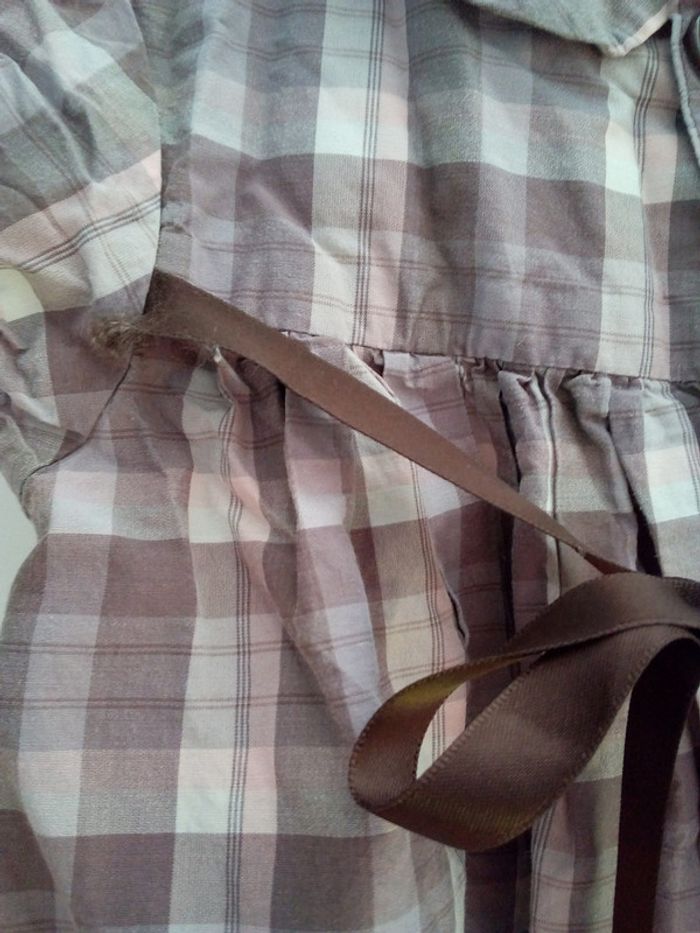 Robe à carreaux Jacadi taille 12 mois - photo numéro 2