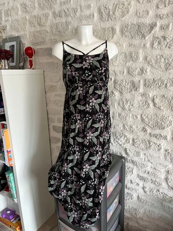 Robe maternité à fleurs