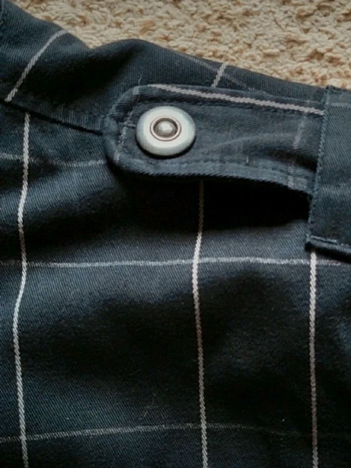 Belle veste zippée Quicksilver Vintage noire à carreaux - photo numéro 5