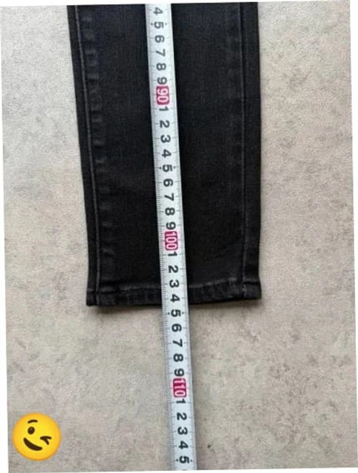 Jeans Levi's 721 W26 FR36 L32 coupe skinny noir Femme Women pan529b - photo numéro 4