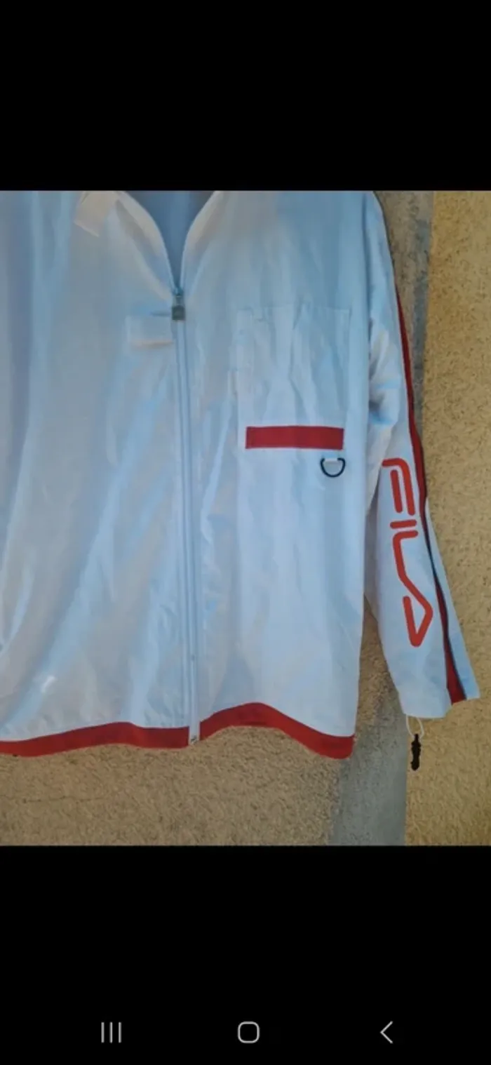 Veste jogging vintage fila taille m bon etat - photo numéro 2