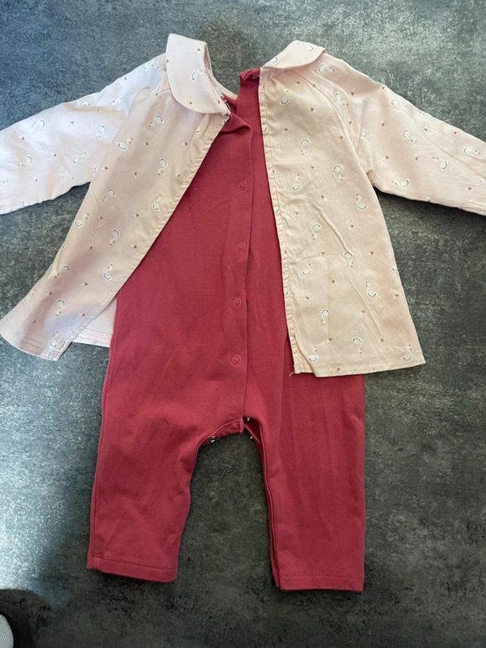 Pyjama robe bebe fille - photo numéro 2