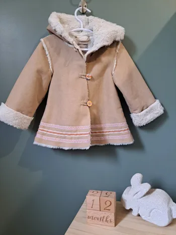 Manteau - Grain de blé - 12 mois
