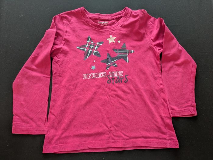 Pyjama à carreaux/étoiles fille 4-6 ans - photo numéro 5