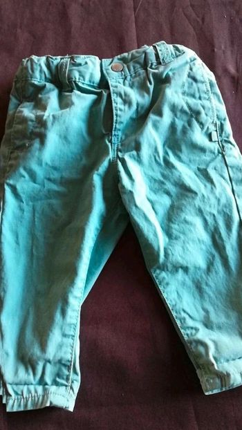 Pantalon  vert d'eau
