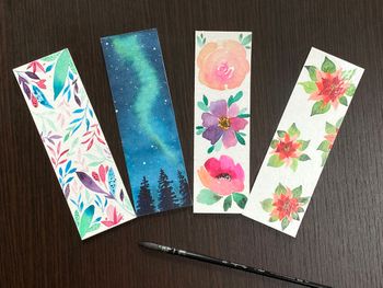 Marque pages aquarelle à l’unité