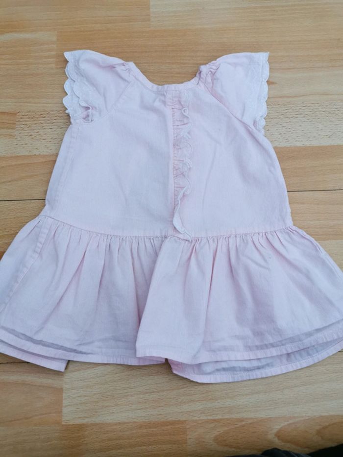Robe rose dragée Jacadi 12m