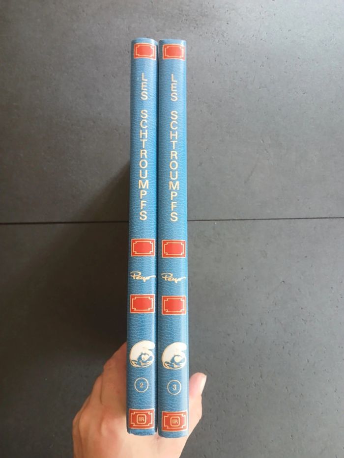 Lot de 2 bd rombaldi les schtroumpfs 2 et 3,EO - photo numéro 2
