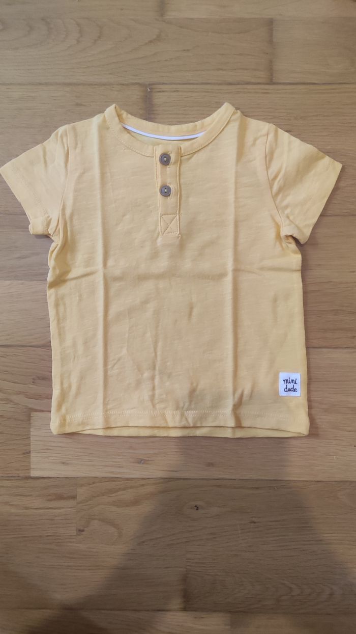 Tee shirt MC 6 mois jaune