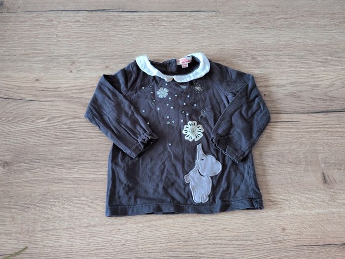 Lot 3 T-shirt à manche longue du Pareil au même Taille 12 mois - photo numéro 4