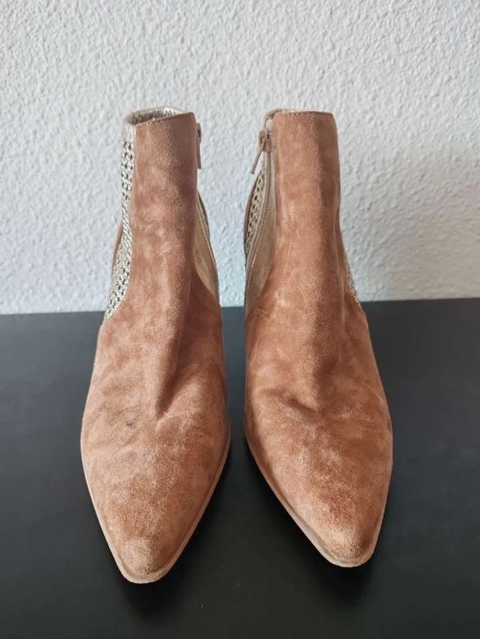 Bottines Les Fées de Bengale – Tout cuir – Taille 40 - photo numéro 4