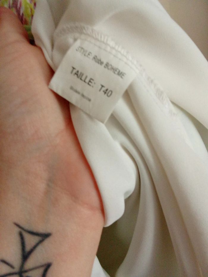 Robe voile doublée bariolée style bohème taille 40 Formul - photo numéro 5