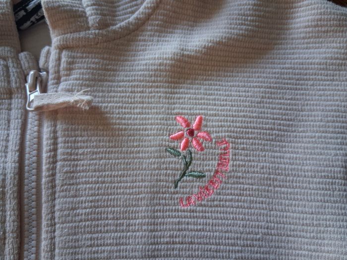 Sweat zippé léger à capuche rose de marque Tape à l’œil (TAO) - photo numéro 3