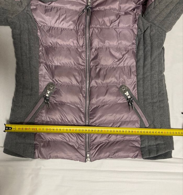 Veste matelassée Cecil , coloris prune et gris. - photo numéro 7