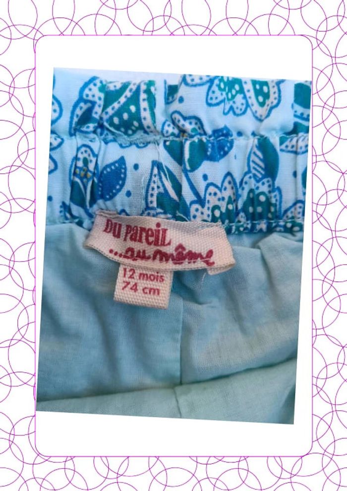 Short 12 mois Du pareil au même - photo numéro 2