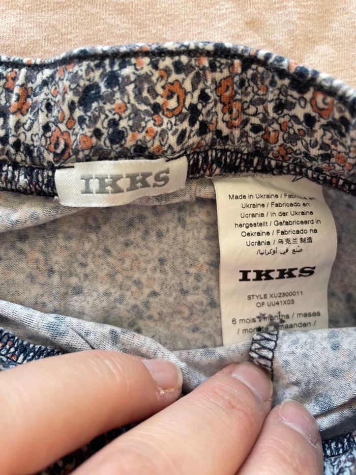 Magnifique ensemble IKKS 6 mois fille neuf - photo numéro 4