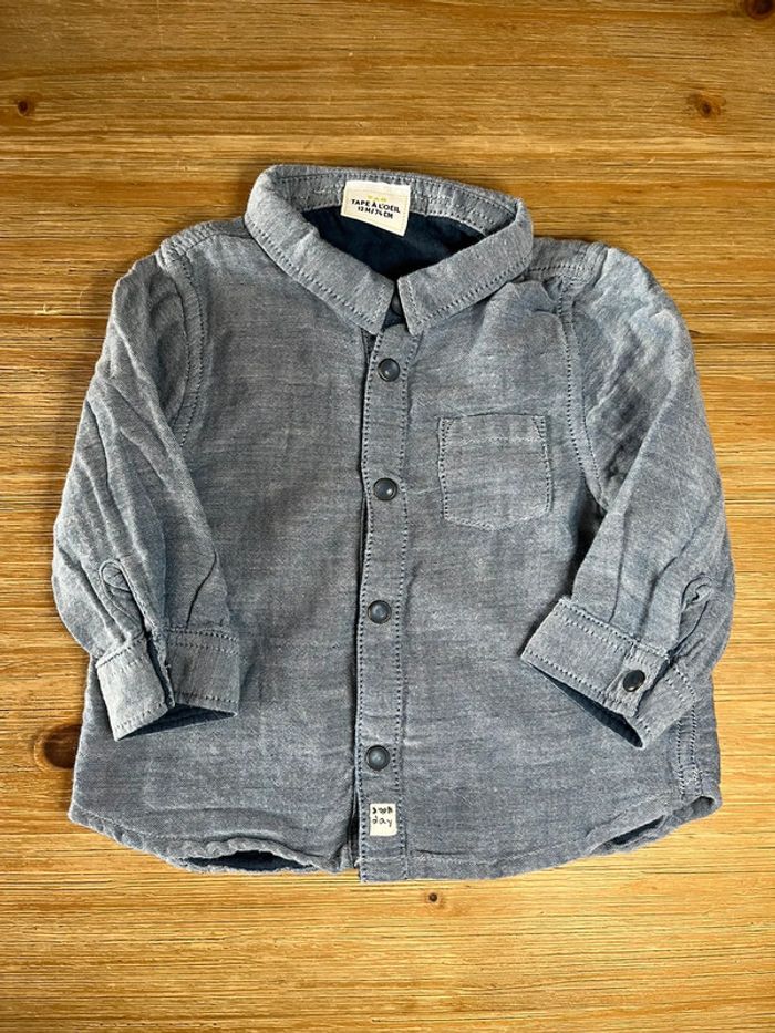 Chemise manches longues TAO 12 mois #EmmaLille12mois