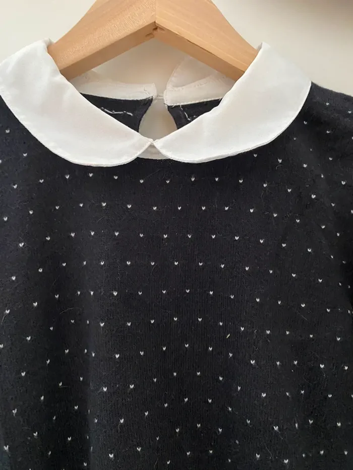 Pull noir col claudine - photo numéro 2