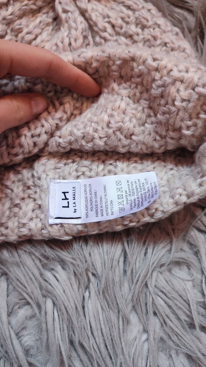 Bonnet beige La Halle - photo numéro 4