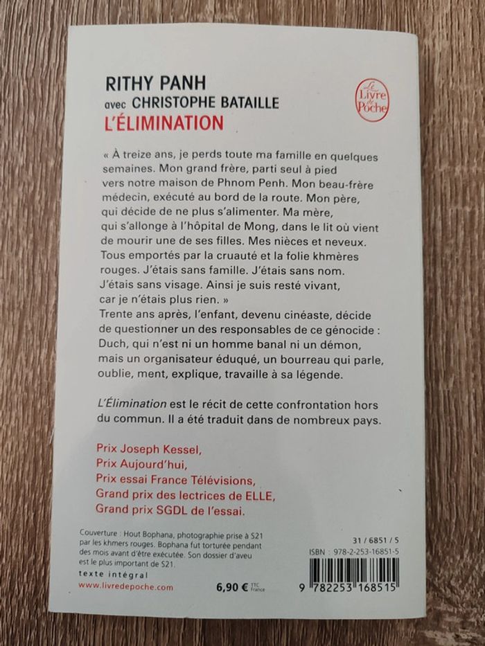 Rithy Panh / C. Bataille 🌸 L'élimination - photo numéro 2