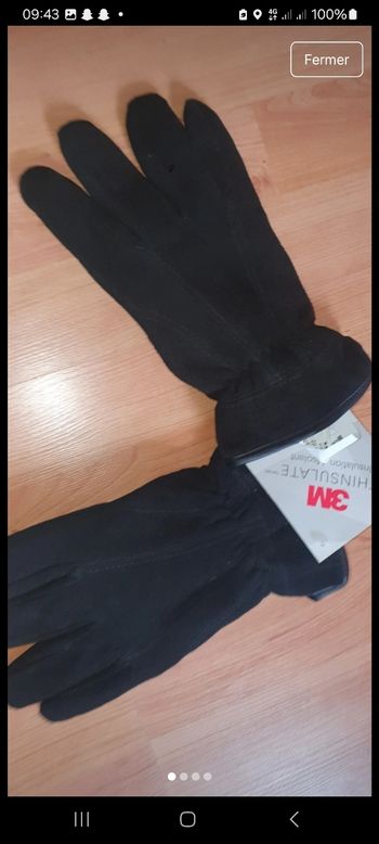 Gants neufs homme
