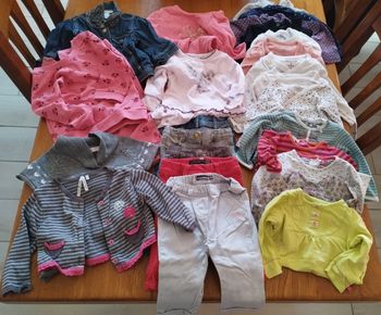 Lot vêtements automne hiver fille  6 mois