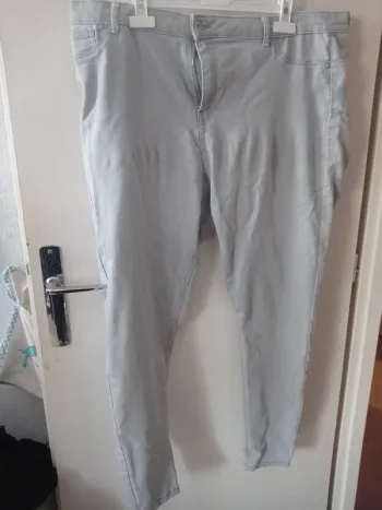 Jeans gris pour femme