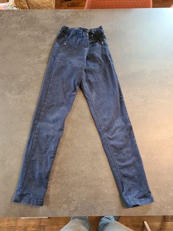Pantalon bleu La halle